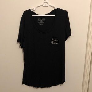 Comfy “coffee please” T-shirt